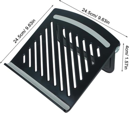 Bærbare stativer - 1 stk. - 24*24*4 cm - Justerbar - Tabletstativ - Tabletstativholder - Hvid