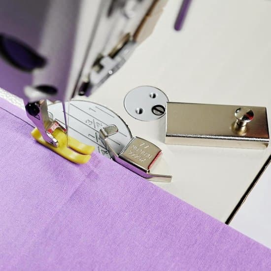 6-delt magnetisk syguide, magnetisk - Velegnet til symaskiner - Sølv