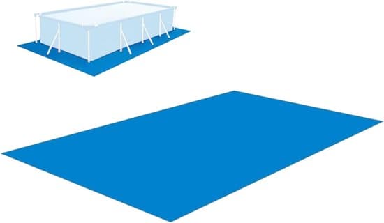 Sammenklappelig Poolmåtte 3x5m - Gulvmåtte til Oppustelige Pools