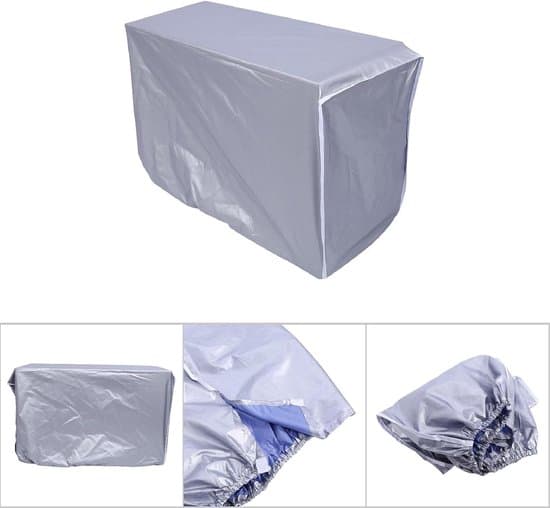86x35x60cm Vedenpitävä Ulkoilmastointilaitteen Suojus - Harmaa