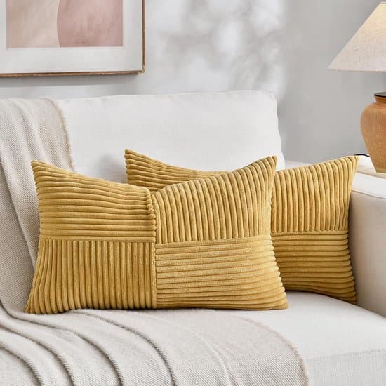 Prydnadskuddfodral - Mångsidigt och lättskött - 1 styck - 30 x 50 cm - 100% Polyester
