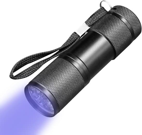 UV LED Urin-/Pletdetektor Lommelygte - Sort