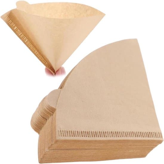 Kaffefilterpapir Størrelse 1 - 200 stk. - Formet filter til ren kaffe