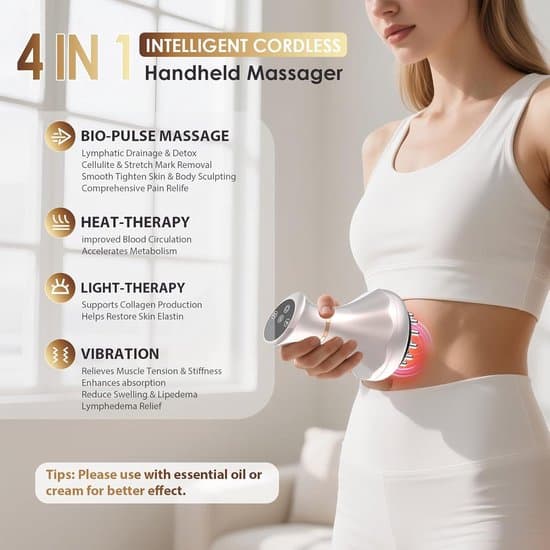 Lymfdränagemassager, handhållet anticellulitverktyg