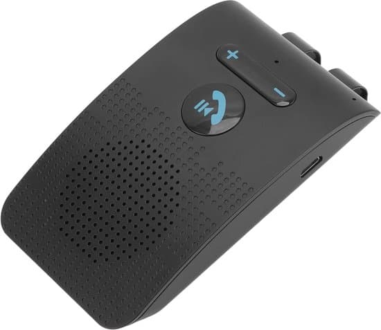 Bluetooth 5.0 håndfrit bilsæt, dobbeltforbindelse bil Bluetooth-højttaler, automatisk forbindelse, håndfri bilhøjttaler til din telefon.