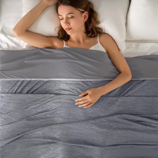 Køletæppe - 200x150cm - Sommer/Selvkølende - Absorberende/åndbart - Til seng/sofa/rejse