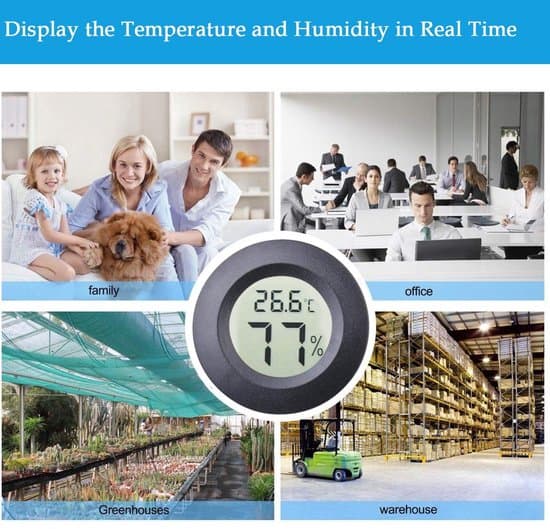 6 Mini LCD Digitale Termometre/Hygrometre
