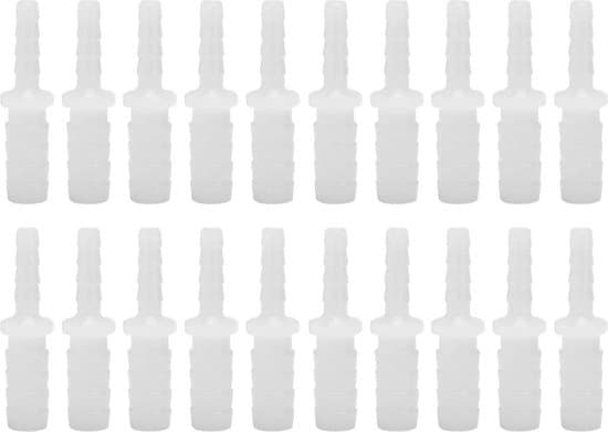 20 variable diameter adaptere, 2-vejs lige vandrør, akvarietilbehør - akvarietilbehør