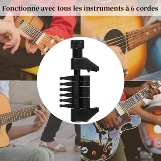 Gitarr Capo, Spider Chord Tunings Spider Capo, Professionell Bärbar Akustisk Gitarrackord för Akustiska och Elektriska Gitarrer