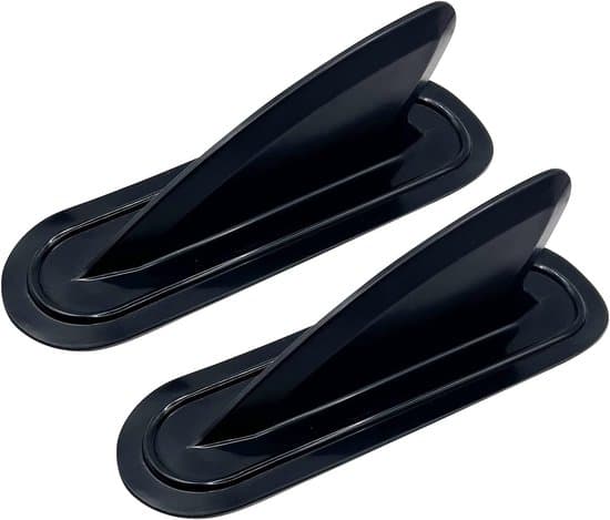 PVC kajakfinner/halefinner - centerfinne - sort
