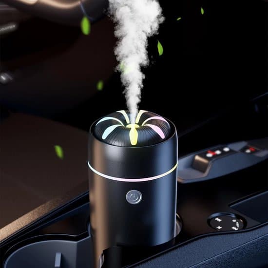 Mist Air Diffuser Bærbar Lille Luftfugter Bil Diffuser Luftfrisker Aroma Olie Diffuser Luftfugter Velegnet til Soveværelse Kontor Hjem (Sort)