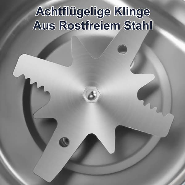 Elektrisk kaffekværn, kraftfuld krydderikværn, robuste og holdbare knive i rustfrit stål, bærbart design.