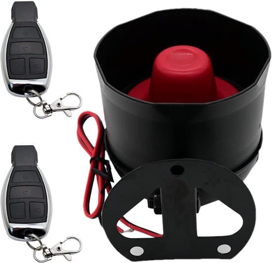 Bilalarmsystem med lyd - 12V tyverisikring