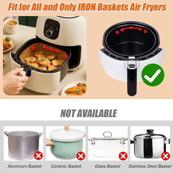 12-pack värmebeständiga magnetiska silikonklämmor för airfryer-pappersfoder (röd)