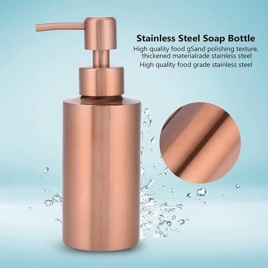 - Sæbedispenser Rosaguld - Rustfrit Stål 304