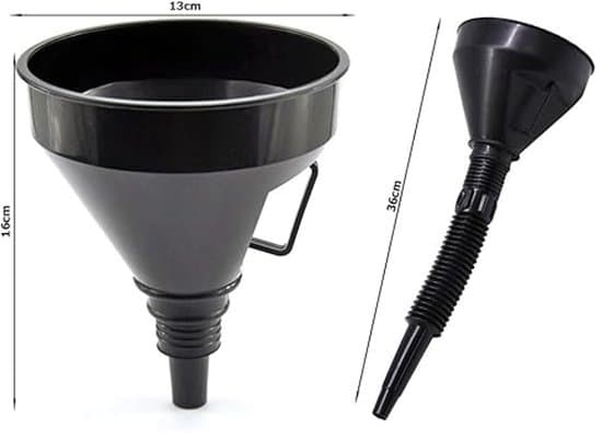 36 cm flexibel tratt för fordonsbränsle/olja