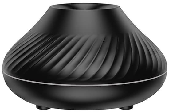 Velegnet til bål aroma diffuser luftfugter 7 lysmuligheder aromaterapi fordamper sort