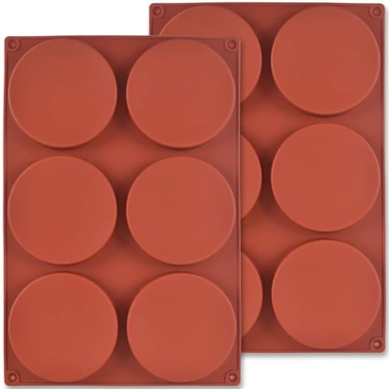 Rund silikonkakform - multifunktionell - 2-pack - 10 cm