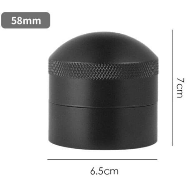 Espressodispenser, espressodispenser med bas, espressodispenser i rostfritt stål, justerbar nåldispenser (58 mm).