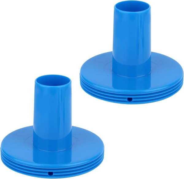 2-pack 1-1/4\" blå filteranslutningar ersättning för Intex 11070 poolkopplingar