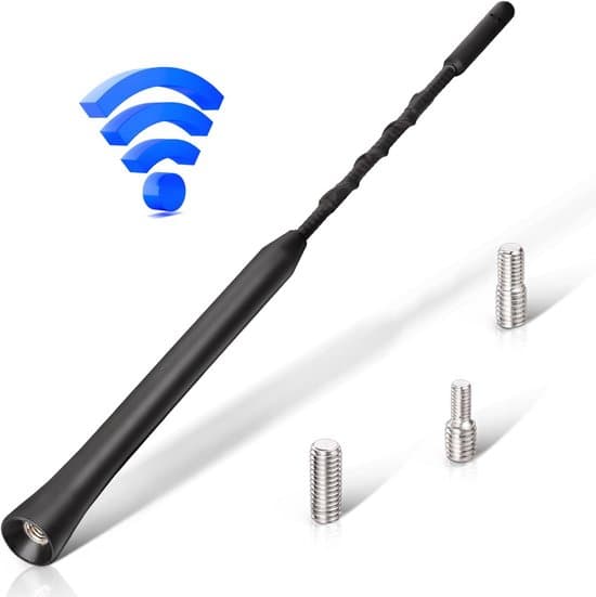Universal bilantenne med kraftfuld FM/DAB-modtagelse - 23 cm