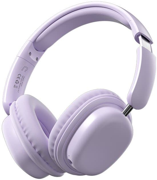 Bluetooth-headset - SY-T1 trådløst gaming-headset - 3D rumlig lyd - Sammenfoldeligt - Lilla