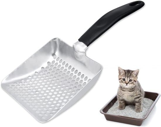 Djup metallkattströskopa för kattströ