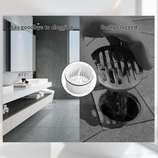 Duschhårfilter - hårfångare och avloppsfilter - 1 st - silikon