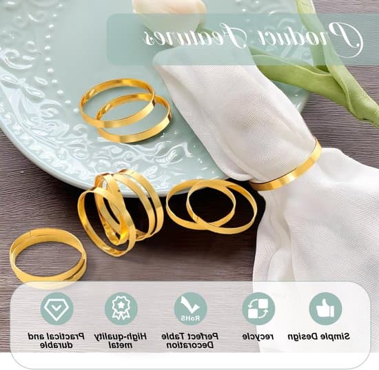 20-pack silver 4 cm kreativa servettringar