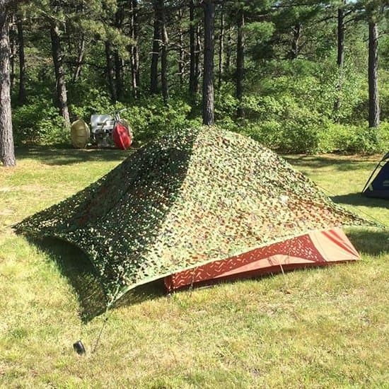 2x4m vihreä Oxford-maastoverkko/varjoverkko