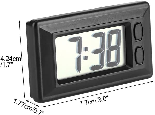 Mini digitalur - Ultratyndt digitalur - Sort