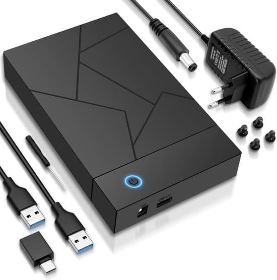 HDD dockingstation USB 3.0 til 2,5 og 3,5 tommer SATA HDD SSD