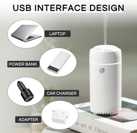 Bil Diffuser Luftfrisker, Bærbar Luftfugter til Små Biler, Aroma Olie Diffuser, Velegnet til Soveværelse, Kontor, Hjem (Hvid)