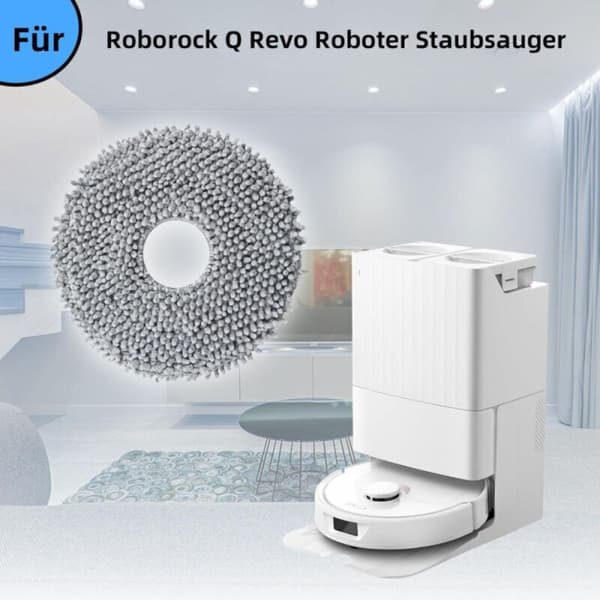 8-pack ersättningsdukar för robotdammsugare och moppar