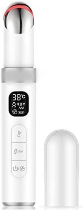 Ögonmassageapparat - Ögonmassage - 38-45°C - Vit
