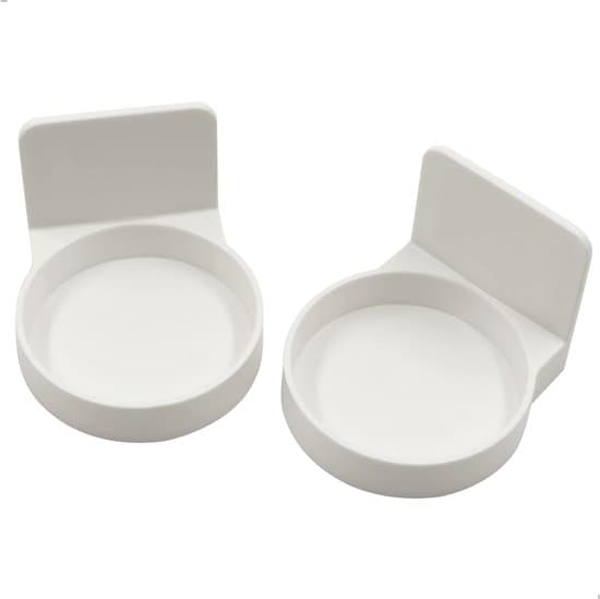 2-pack väggmonterade hållare för tvål- och lotionflaskor i rostfritt stål