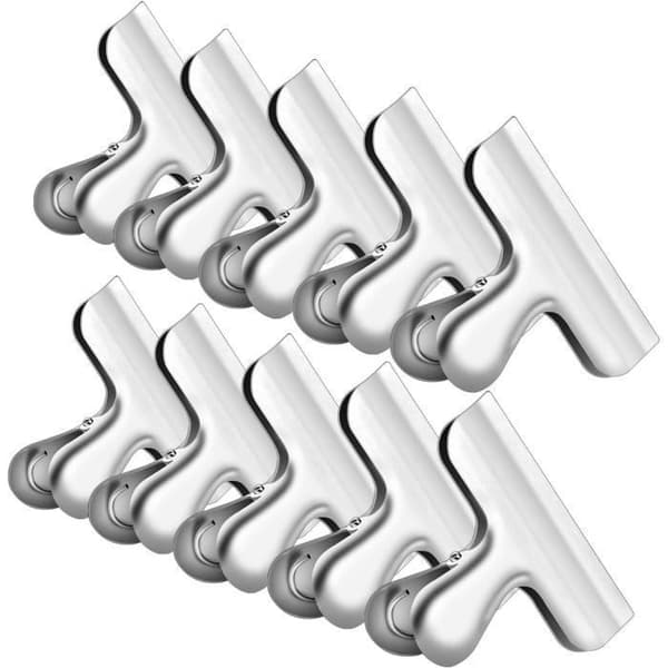 Påsklämmor - 10-pack - Rostfritt stål - 76mm - Silver