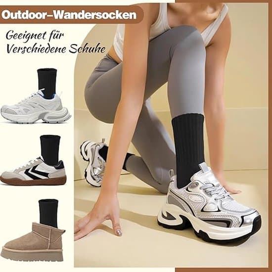 Extra strumpor - fleecefoder - extra värme - unisex - 5-pack - en storlek passar alla - svart