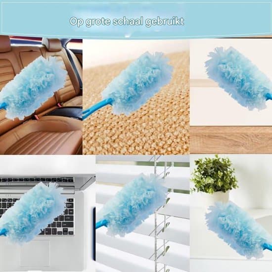 30-pack 360° engångsdukar kompatibla med Swiffer Dusters, blå