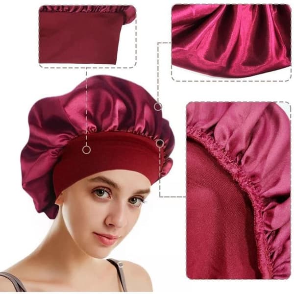 Duschmössor för kvinnor - satin - elastiska - vattentäta - 2-pack