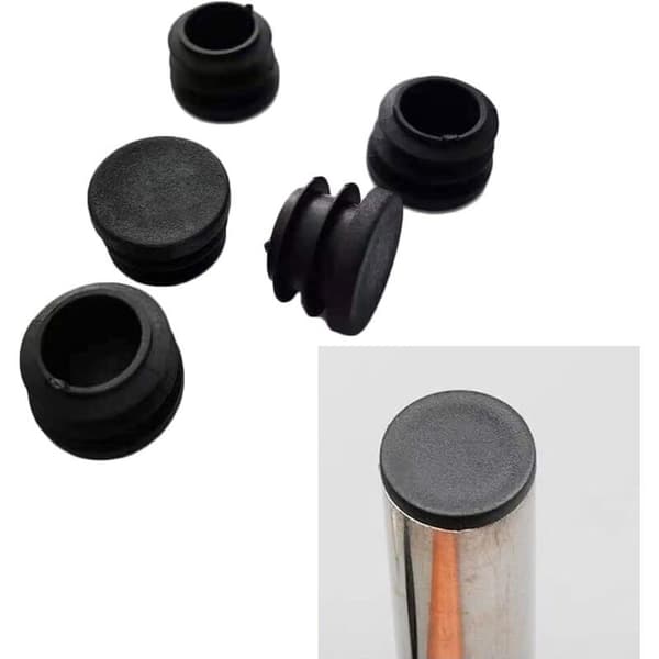 16 mm runde stolebensovertræk af plast (32 stk.)