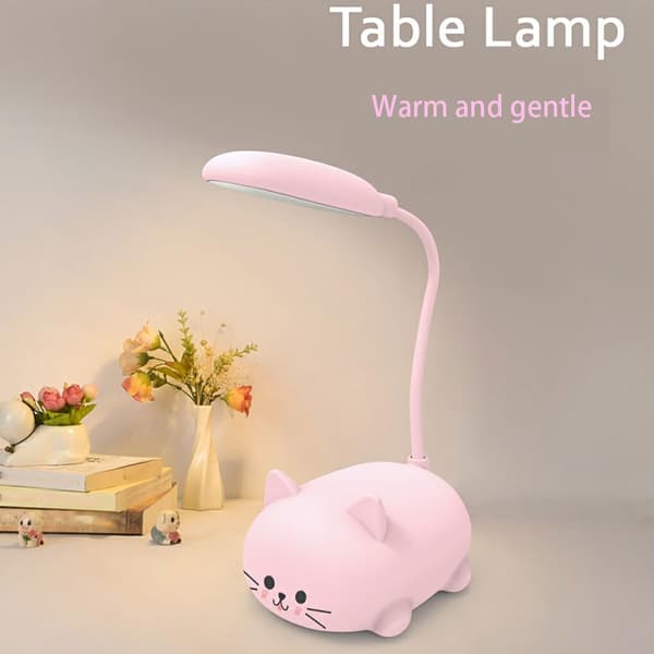 Barnskrivbordslampa - Ergonomisk - Rosa