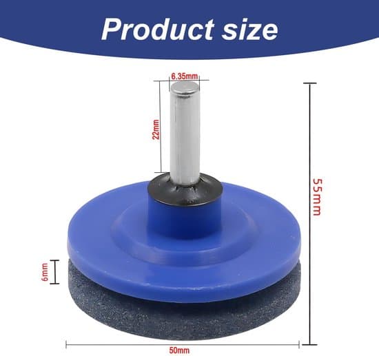 Slipare för slöa gräsklipparblad (blå, 4-pack)
