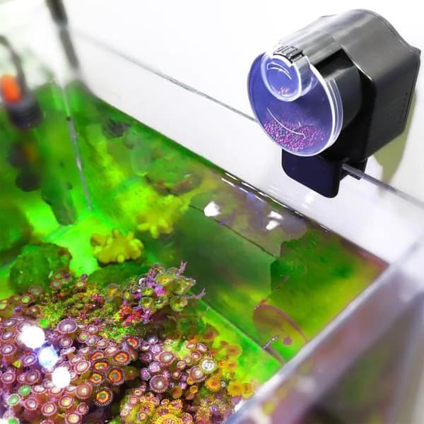 Kompakt automatisk fiskefoderautomat, fiskefoderdispenser, fiskefoderværktøj