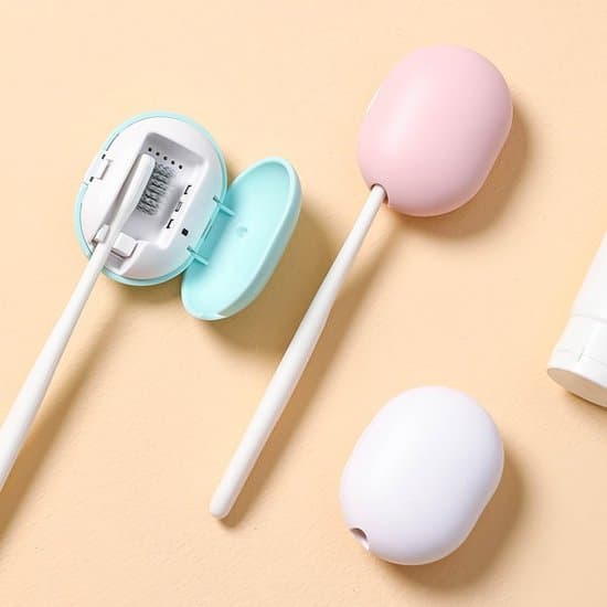 Mini-USB-ladattava UV-hammasharjan sterilointilaite ja pidike - Valkoinen