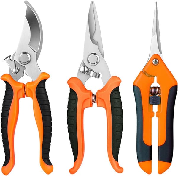 Havesaks, 3-delt sæt - Ergonomisk