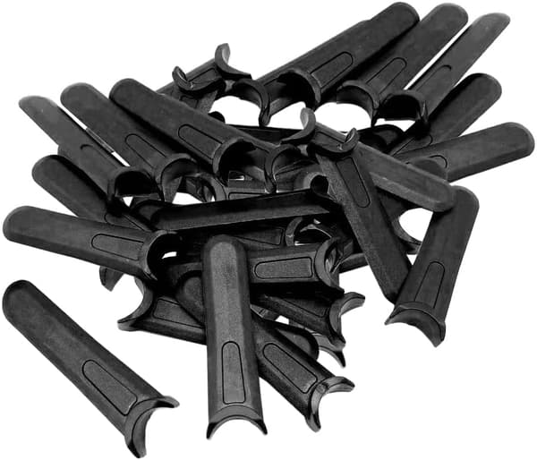 100-pack plastblad för Flymo Hover Vac/Micro Lite/Minimo/Mow n Vac gräsklippare