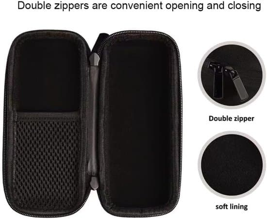 Rejseopbevaringsboks til Micro Touch Solo/Braun XT5-serien, Sort