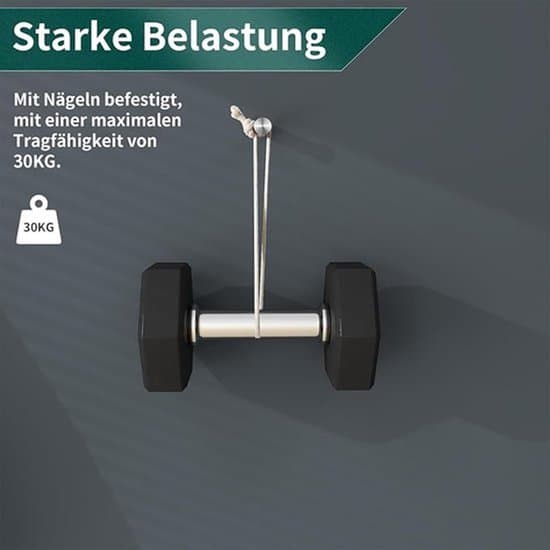 Handdukskrokar i SUS304 rostfritt stål, borrbara för väggmontering, väggkrokar, superborstad silverfinish, 4-pack.