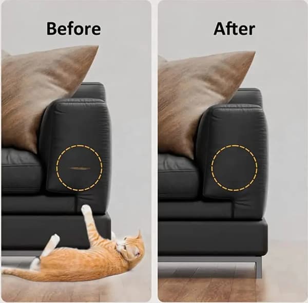 50x100cm Reparationslap Selvklæbende Kunstlæder Møbler Sofa Renovering Bilsæder Tasker Sort